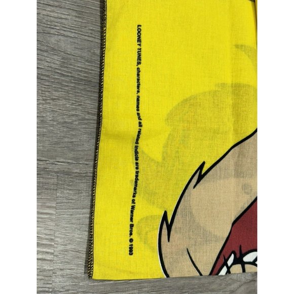 Looney Tunes Taz Bandaroos Bandana Handkerchief Tasmanian Devil H14 - Picture 4 of 4